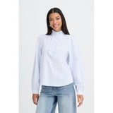 b.young B.YOUNG dame bluse BYGINETTE Blouse Bright White Blue