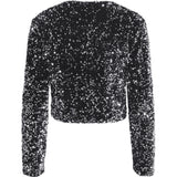 b.young B.YOUNG dame bluse BYPAILLET Blouse Silver Sequin Mix