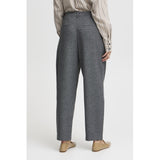 b.young B.YOUNG dame bukser BYETONA Pant Mid Grey Melange