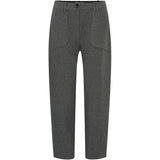 b.young B.YOUNG dame bukser BYETONA Pant Mid Grey Melange