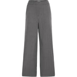 b.young B.YOUNG dame bukser BYMMIDDE Pant Dark Grey Mel. Pinstripe Mix