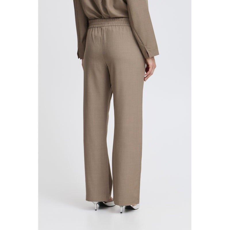 b.young B.YOUNG dame bukser BYMMIDDE Pant Walnut Melange