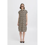 b.young B.YOUNG dame kjole BYFALAKKA Dress Rainy Day Leopard Mix