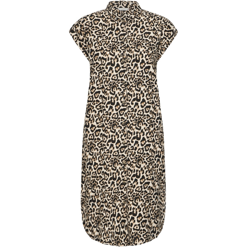 b.young B.YOUNG dame kjole BYFALAKKA Dress Rainy Day Leopard Mix