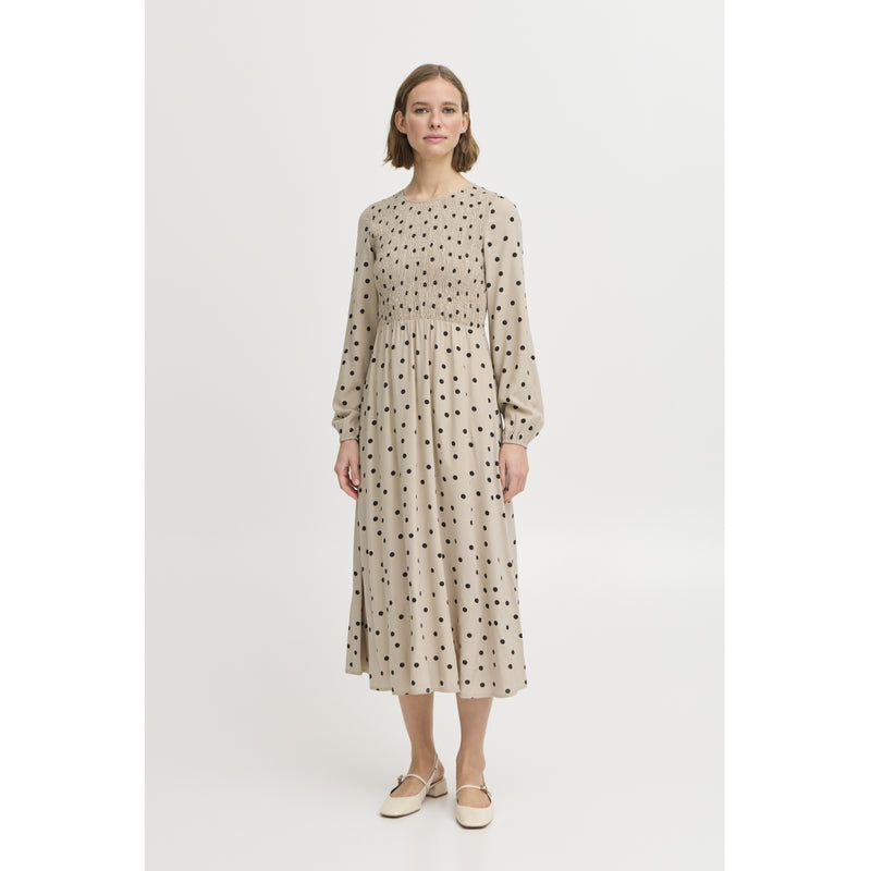 b.young B.YOUNG dame kjole BYJOSA Dress Humus Dot