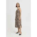b.young B.YOUNG dame kjole BYMMJOELLA Restudsalg Birch LEOPARD