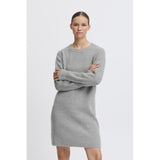 b.young B.YOUNG dame kjole BYONEMA Dress Mid Grey Melange