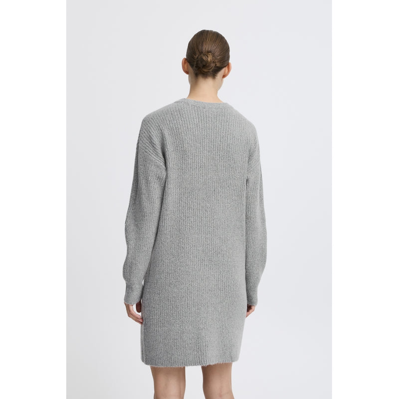 b.young B.YOUNG dame kjole BYONEMA Dress Mid Grey Melange