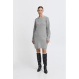 b.young B.YOUNG dame kjole BYONEMA Dress Mid Grey Melange