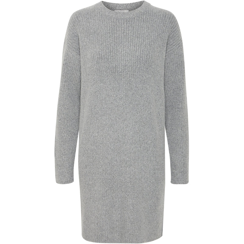 b.young B.YOUNG dame kjole BYONEMA Dress Mid Grey Melange