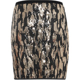 b.young B.YOUNG dame nederdel BYREI Skirt Gold Abstract Mix