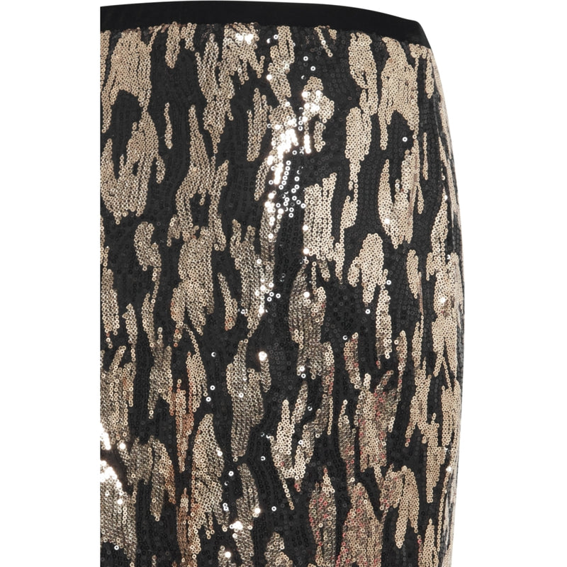 b.young B.YOUNG dame nederdel BYREI Skirt Gold Abstract Mix