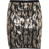 b.young B.YOUNG dame nederdel BYREI Skirt Gold Abstract Mix