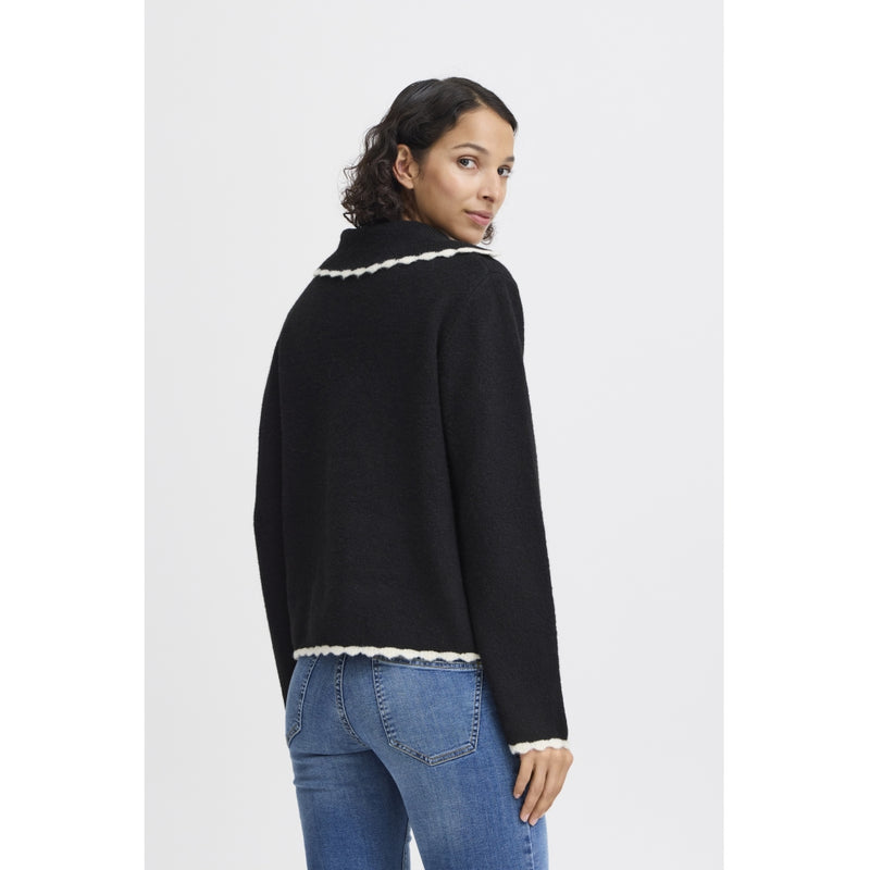 b.young B.YOUNG dame pullover BYNINNA Pullover Black Mix