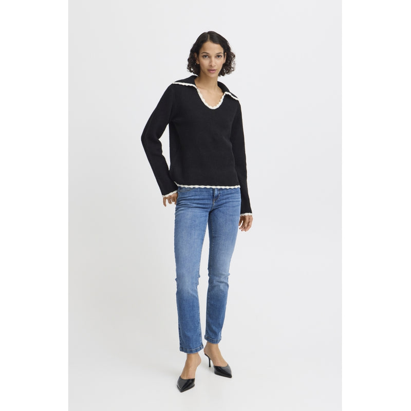 b.young B.YOUNG dame pullover BYNINNA Pullover Black Mix