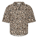 b.young B.YOUNG dame skjorte BYFALAKKA Shirt Rainy Day Leopard Mix