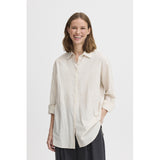 b.young B.YOUNG dame skjorte BYFINETTE Shirt Birch Mix