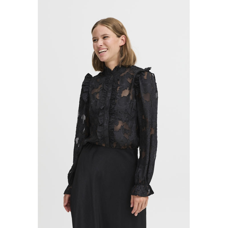 b.young B.YOUNG dame skjorte BYIFLOR Shirt Black