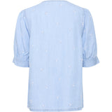 b.young B.YOUNG dame skjorte BYKOSMO Restudsalg Light Blue Denim