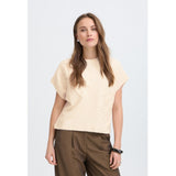 b.young B.YOUNG dame slipover BYOMEA T-shirt Birch Melange