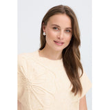 b.young B.YOUNG dame slipover BYOMEA T-shirt Birch Melange