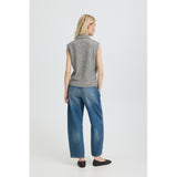 b.young B.YOUNG dame slipover BYOMEA Vest Mid Grey Melange