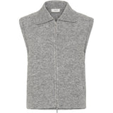 b.young B.YOUNG dame slipover BYOMEA Vest Mid Grey Melange