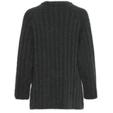 b.young B.YOUNG dame strik BYMARIANNE Sweatshirt Dark grey melange