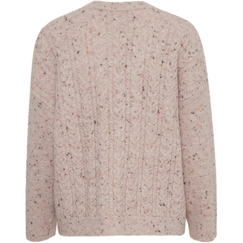 b.young B.YOUNG dame strik BYNATA Knit Pale Mauve Melange