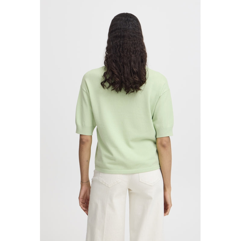 b.young B.YOUNG dame t-shirt BYMMORLA T-shirt Nile Green