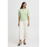 b.young B.YOUNG dame t-shirt BYMMORLA T-shirt Nile Green