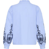 b.young B.Young dame bluse BYXFAUSTA Blouse light blue mix