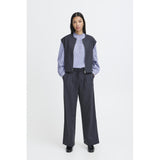 b.young B.Young dame bukser BYXDAYO Pant dark grey stripes