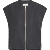b.young B.Young dame vest BYXDAYO Vest dark grey pinstripes