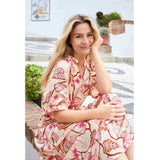 Black Colour BLACK COLOUR dame kjole BCZELENE Dress Coral