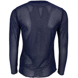 Black Colour BLACK COLOUR dame mesh BCALEXIS Blouse Navy