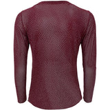 Black Colour BLACK COLOUR dame mesh BCALEXIS Blouse Plum