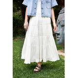 Black Colour BLACK COLOUR dame nederdel BCHARRIET Skirt Off White