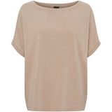 Black Colour BLACK COLOUR dame t-shirt BCZELDA T-shirt Caramel