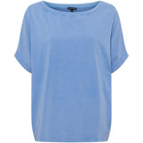 Black Colour BLACK COLOUR dame t-shirt BCZELDA T-shirt Lt. Blue