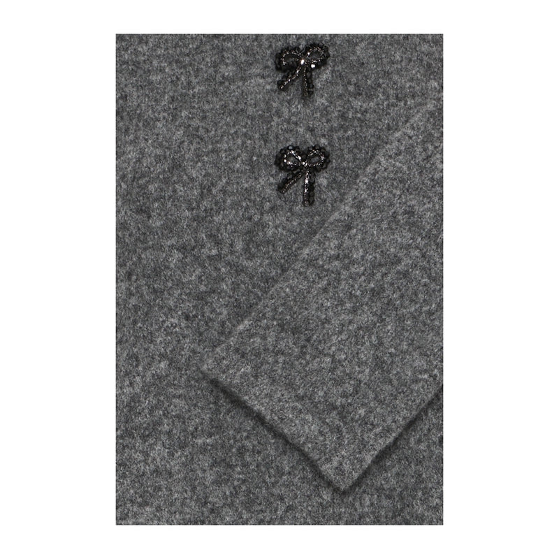 b.young BYOMEA POLO DRESS Dress Dark grey melange