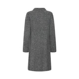 b.young BYOMEA POLO DRESS Dress Dark grey melange