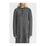 b.young BYOMEA POLO DRESS Dress Dark grey melange