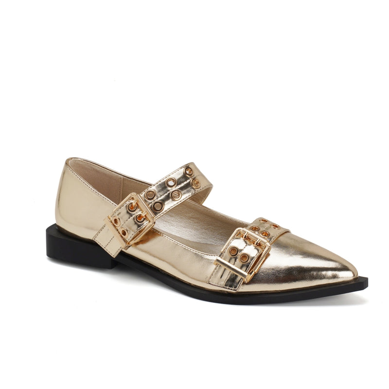 SHOES Beatrice dame sko 8246 Shoes Gold