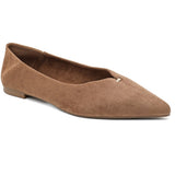 SHOES Belina dame ballerina sko 9873 Shoes Brown
