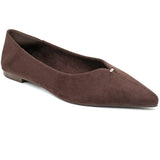 SHOES Belina dame ballerina sko 9873 Shoes Mocca