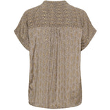 Black Colour Black Colour dame bluse BCLUNA Blouse Taupe Mist