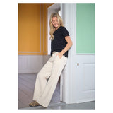Black Colour Black Colour dame bukser BCBOX Pant Off White