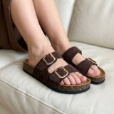 SHOES Brooke dame sandaler DM652 Shoes Brown