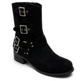 SHOES Celine Dame bikerstøvler 9635A Shoes Black